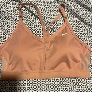 Nike Tan Seamless Sports Bra
